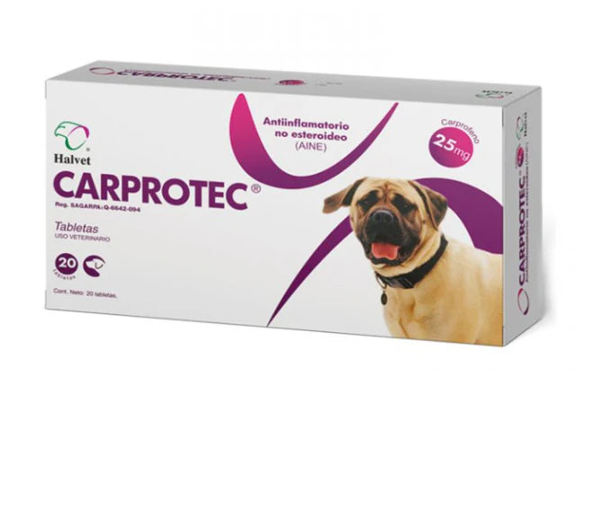 CARPROTEC 25 MG. C/20 TAB.