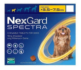 NEXGARD SPECTRA S (3.6 - 7.5kg) C/1 TAB