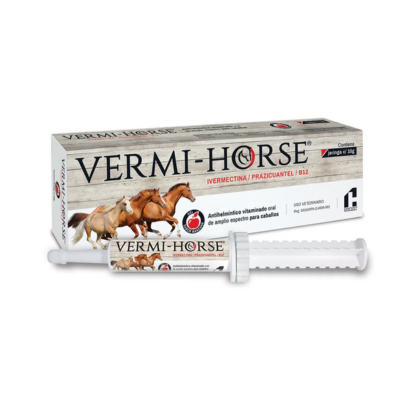 VERMI-HORSE JERINGA C/10 G VET