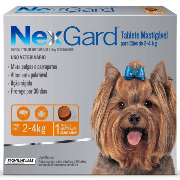 NEXGARD DOG S 2-4 kg C/1 TAB