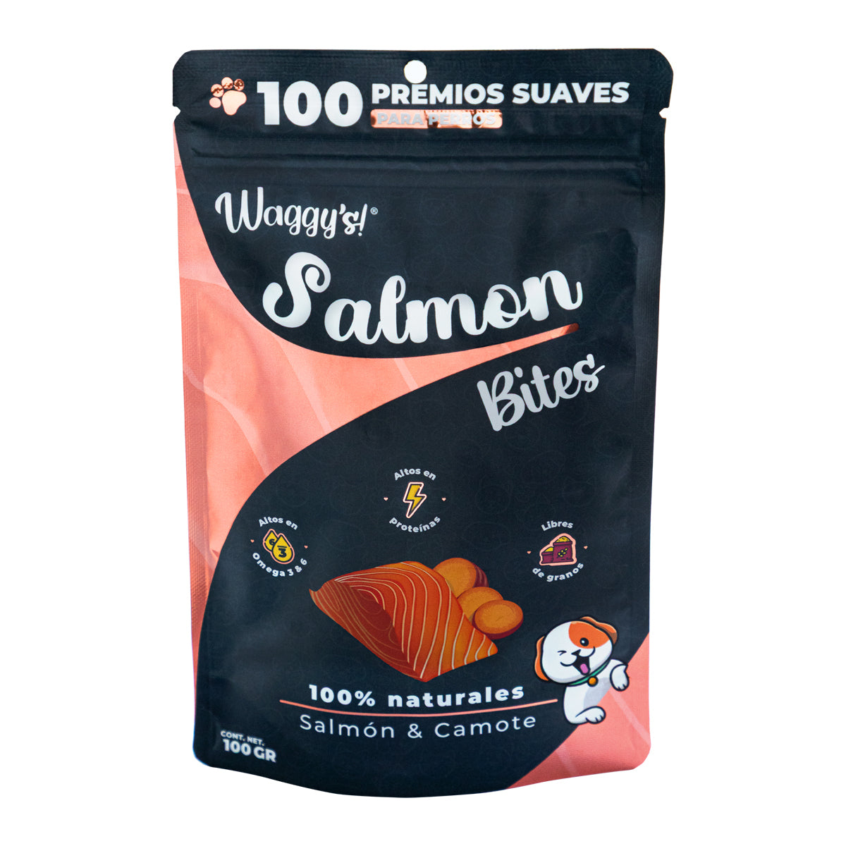PREMIOS BITES SALMON PERROS 100gr