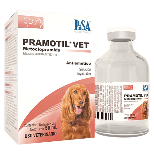 PRAMOTIL VET. 5 mg. S.I. FCO AMP 50 ML