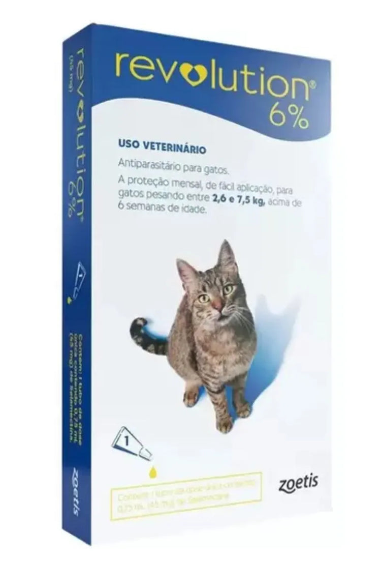 REVOLUTION 6% 0.75ml x 1 AZUL GATOS