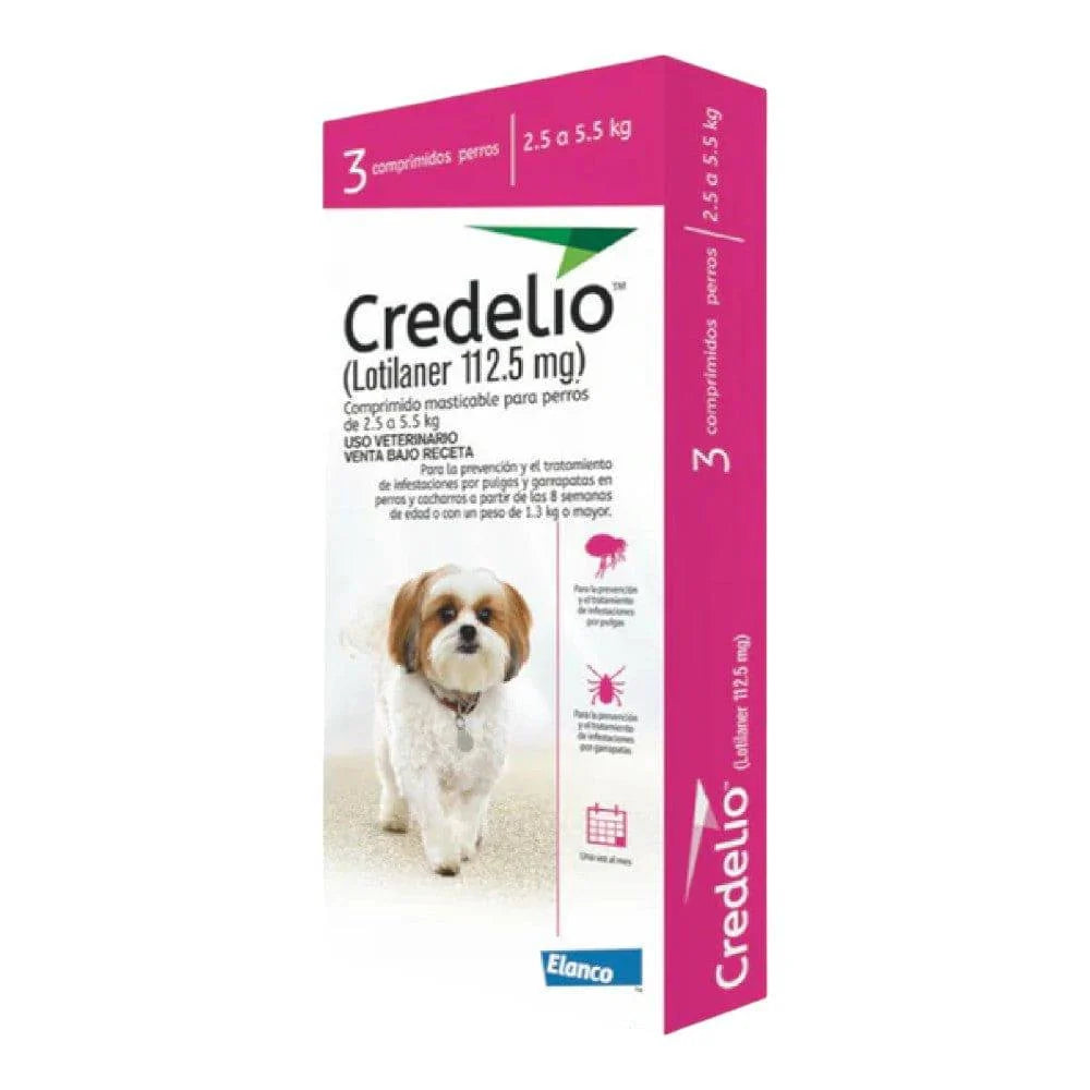 CREDELIO TAB 112.5 MG 2.5-5.5 KG C/3