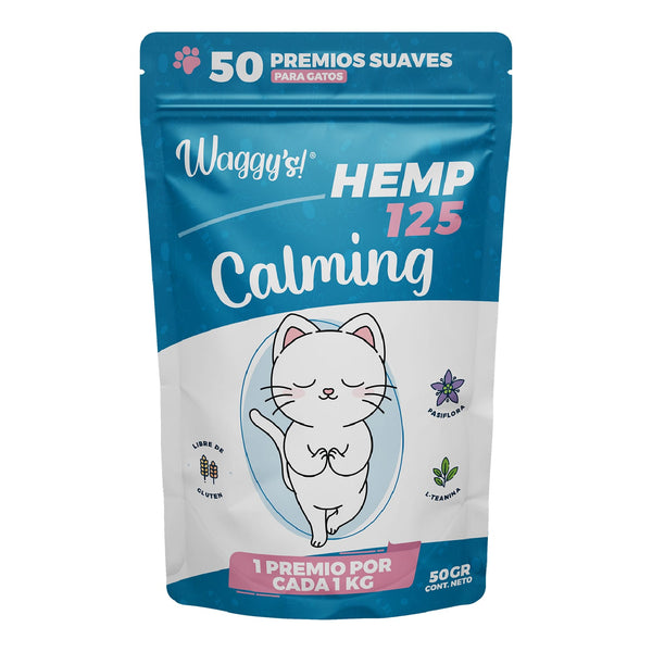 Premios Calming Gatos HEMP 125 GR