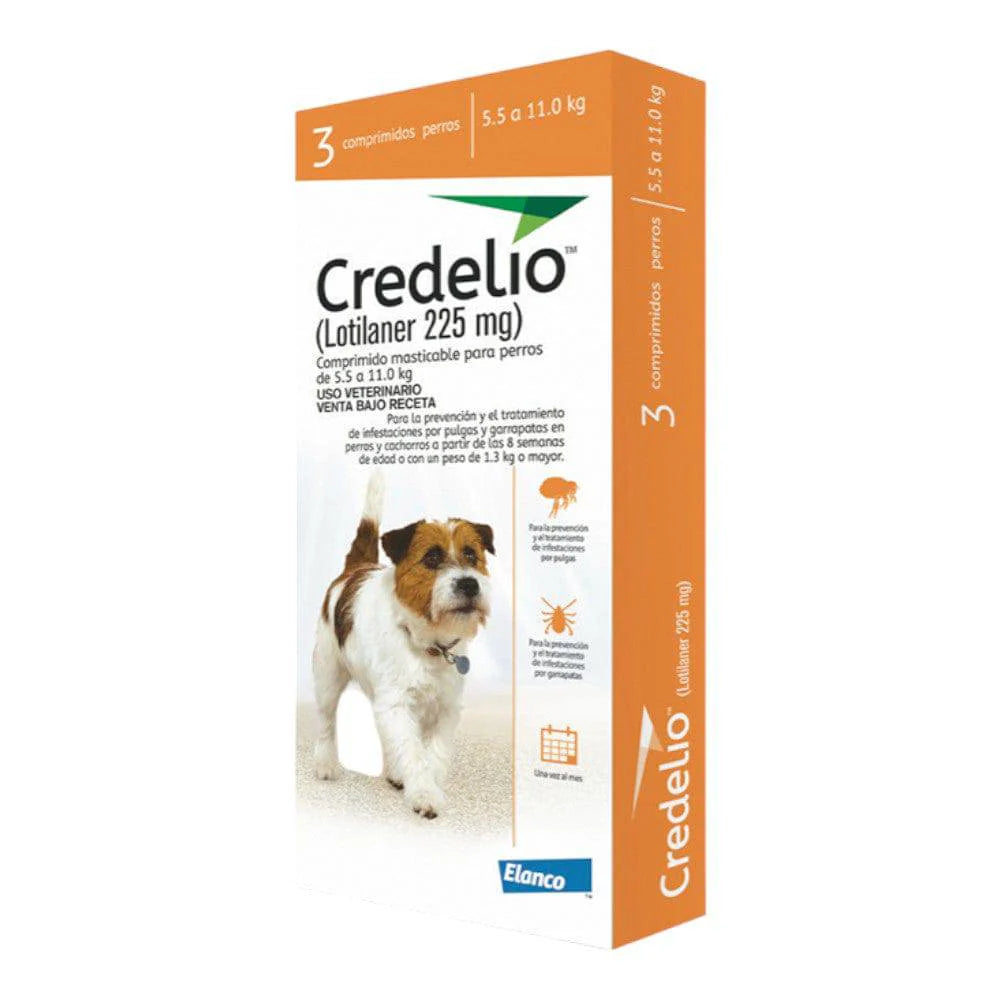 CREDELIO TAB 225 MG 5.5-11 KG C/3