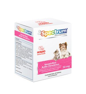 AMOXICILINA ACIDO CLAVULANICO 50MG 20 T