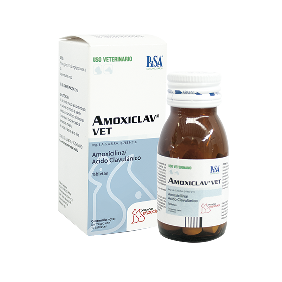 AMOXICLAV VET C/14 TABLETAS