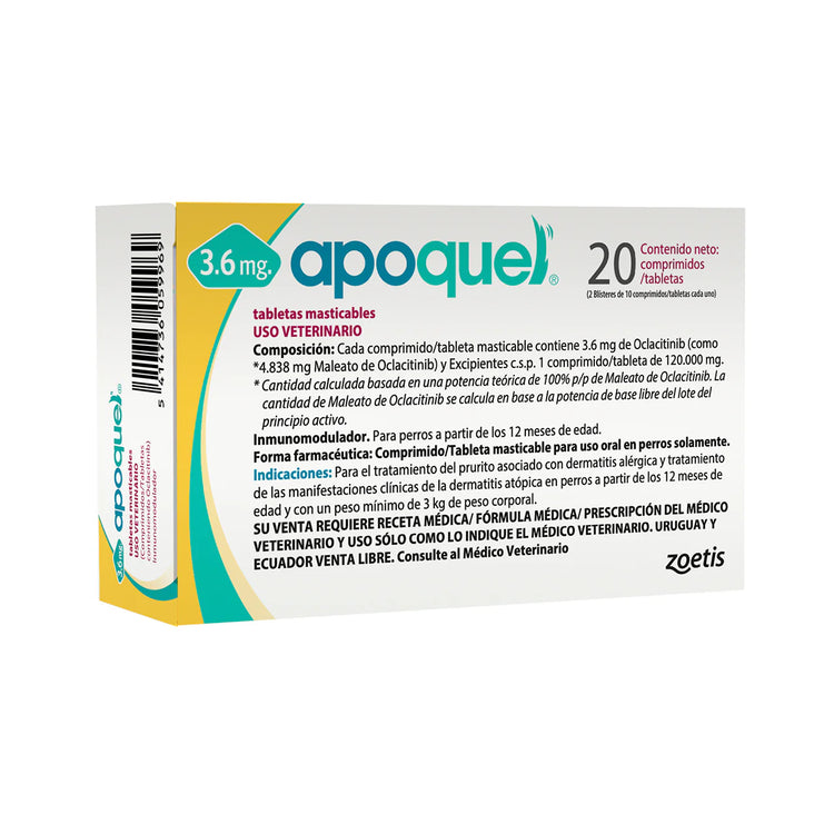 APOQUEL 3.6 MG TABS MAST 2 BLSX10 (20)