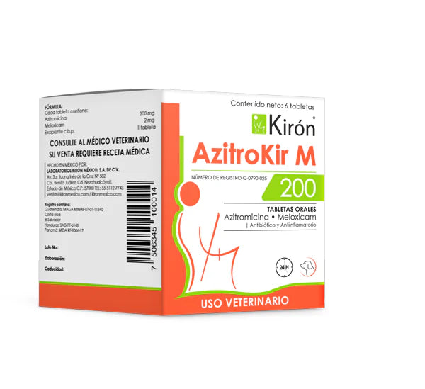 AZITROKIR M 200 C/ 6 TABS