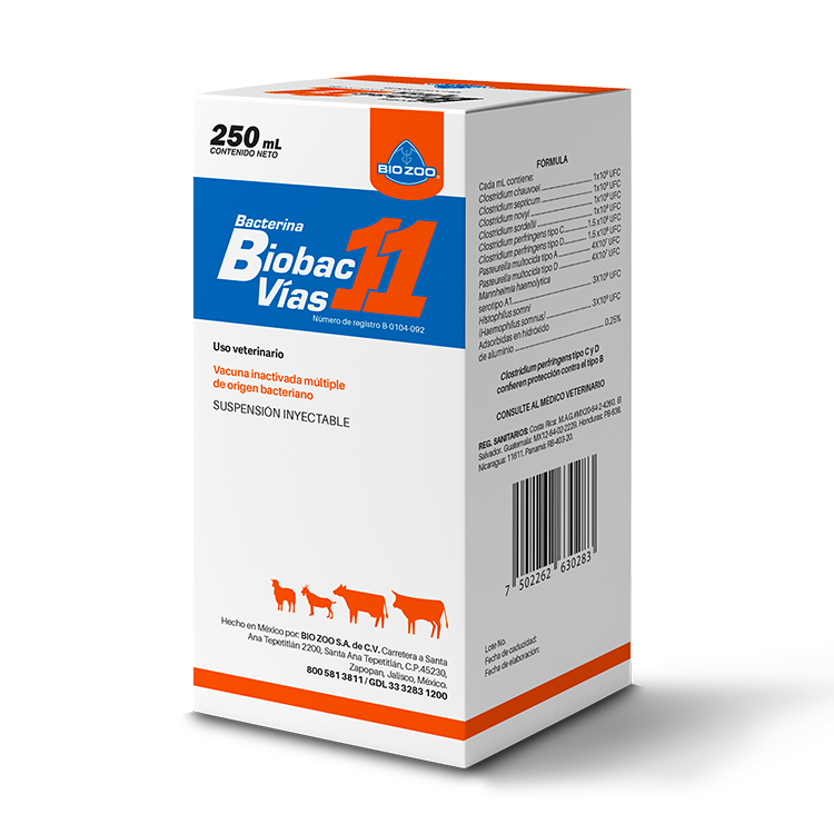 BIOBAC 11 VIAS 50 ML BACTERIANA