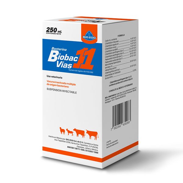 BIOBAC 11 VIAS 50 ML BACTERIANA