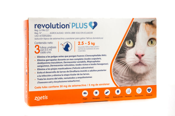 REVOLUTION PLUS NARANJA 0.5MLX3TUBOS