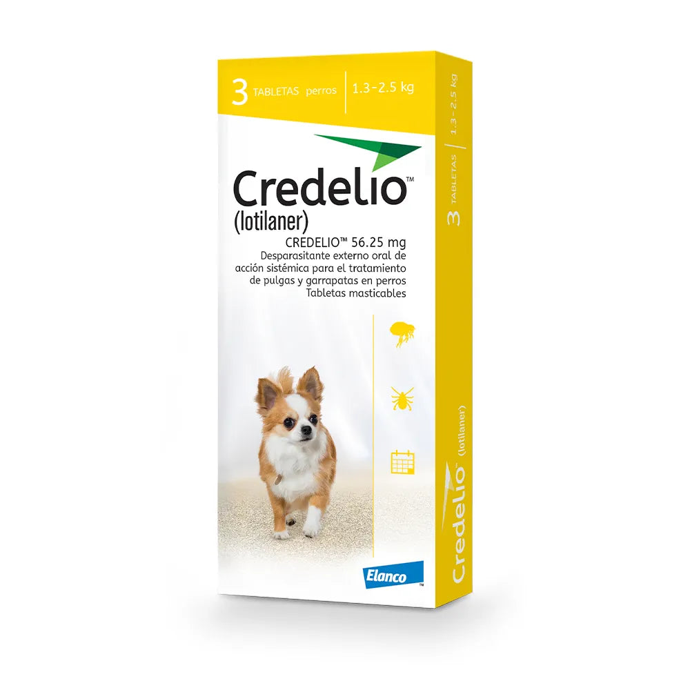 CREDELIO TAB 56.25 MG 1.3-2.5KG C/3