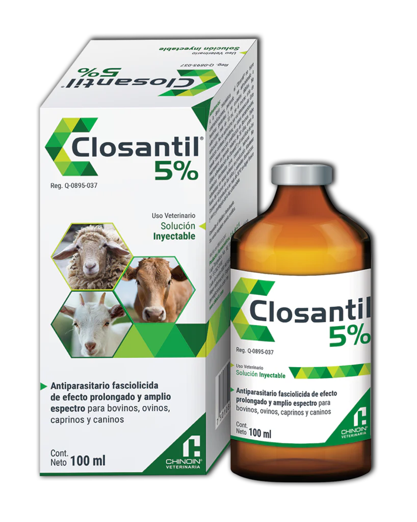 CLOSANTIL 5% SOL INY 100 ML VET