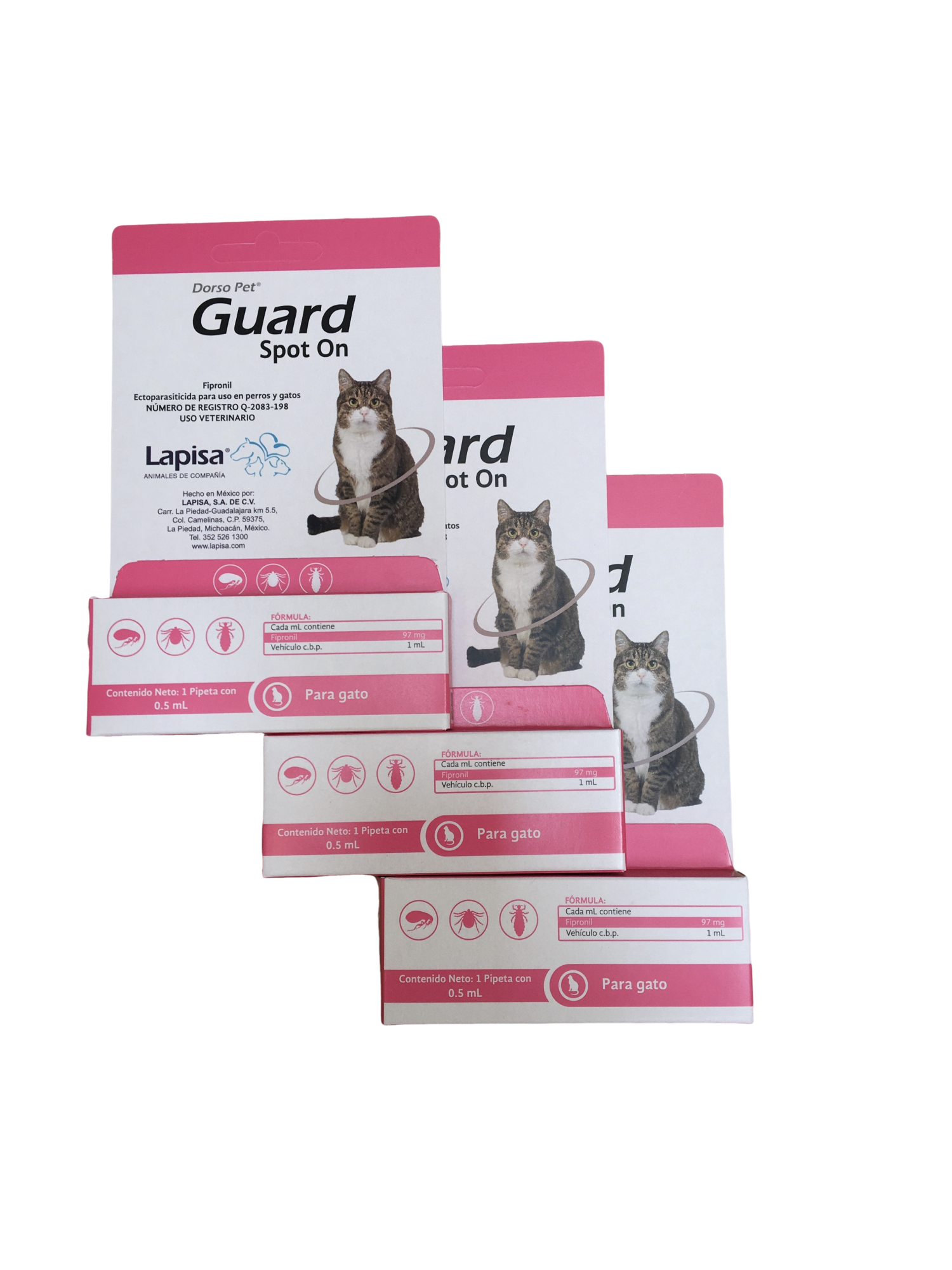 DORSO PET GUARD SPOT ON 1 PIPETA .5 ML G