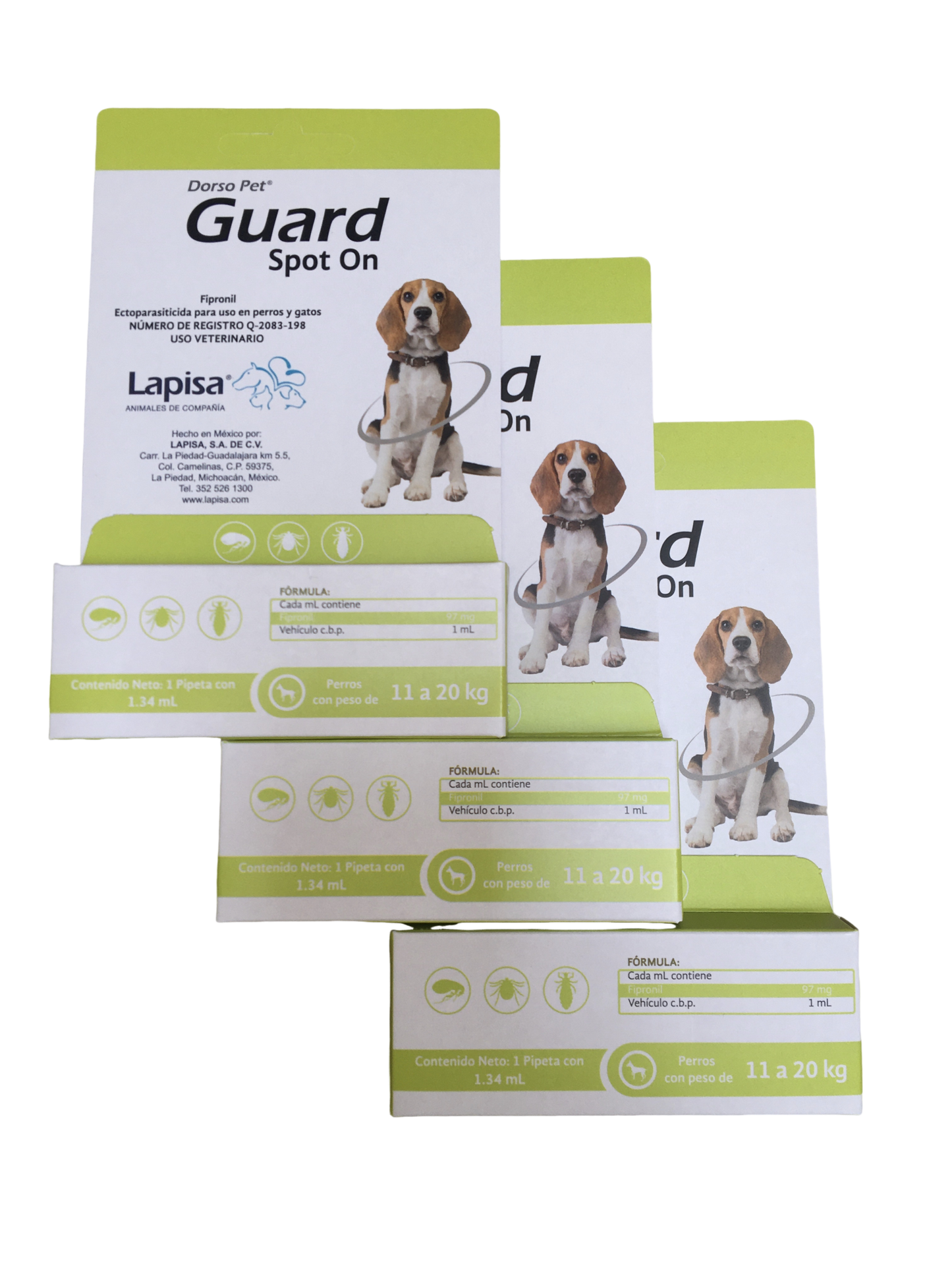 DORSO PET GUARD SPOT ON 1 PIPETA 1.34 ML