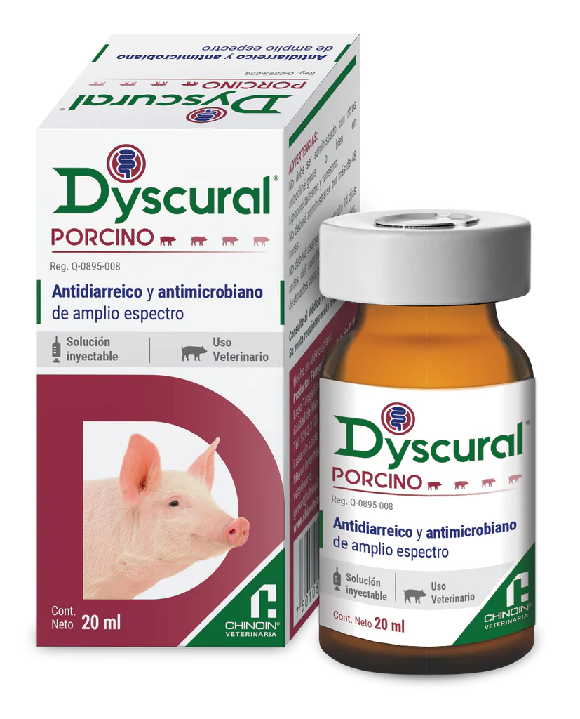 DYSCURAL PORCINO SOL. INY. 100 ML. VET.