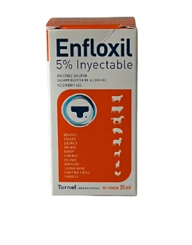 ENFLOXIL AL 5% SOL INY 20 ML