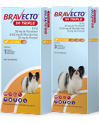 BRAVECTO 1M TRIPLE 50mg 3 TAB. S