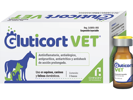 GLUTICORT VET INY C/3 FRASCOS 2ML