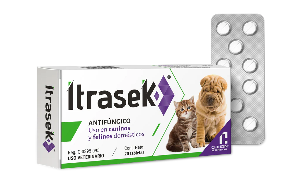 ITRASEK 100 MG CAJA C/20 TABS.
