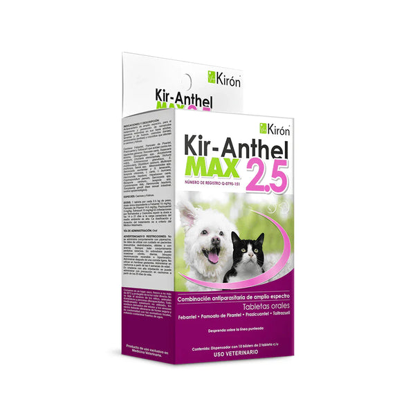 KIRANTHEL MAX 2.5MG C/20 TABS