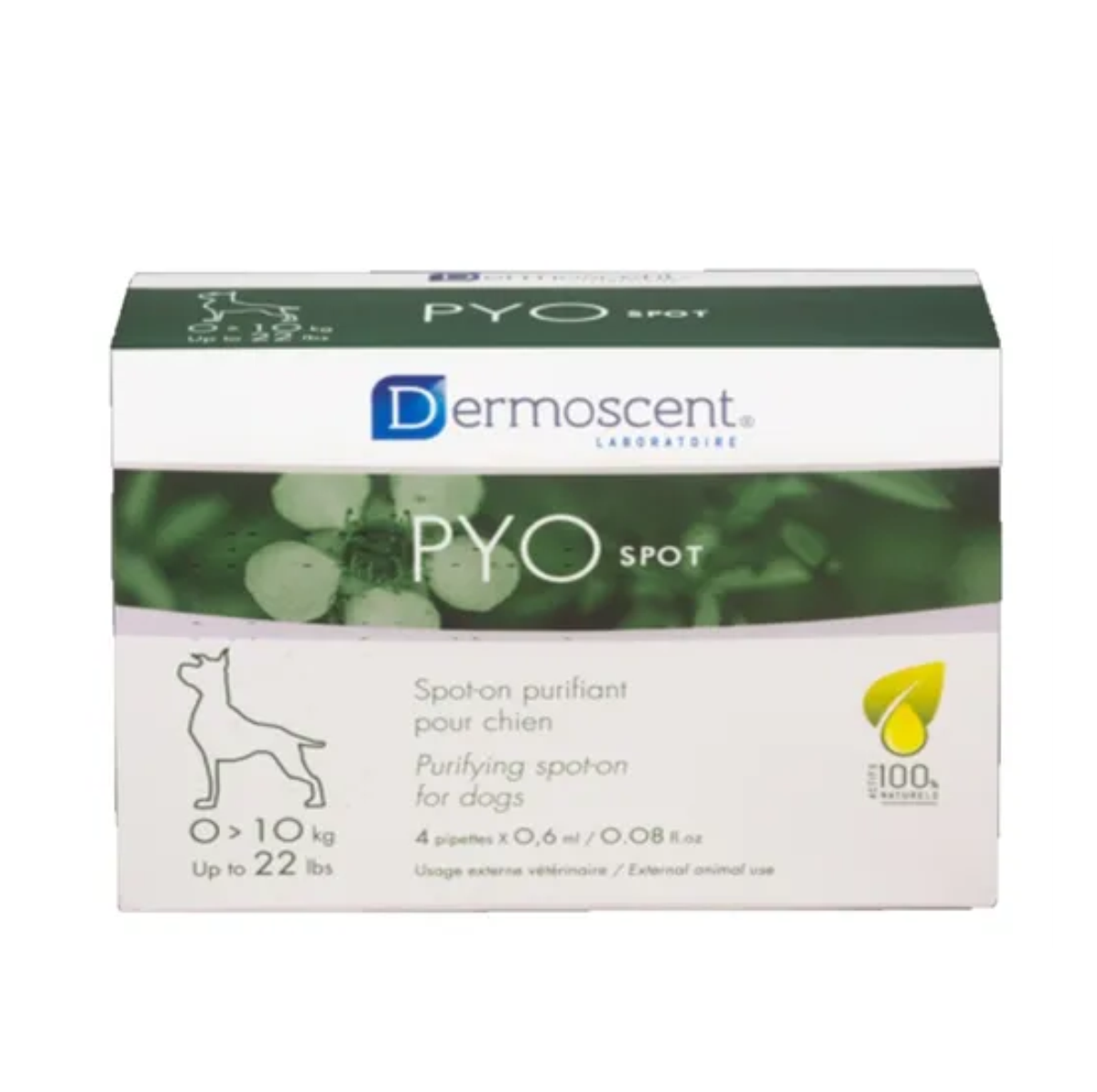 PYO SPOT 40 4 PIPETAS 2.4 ml.