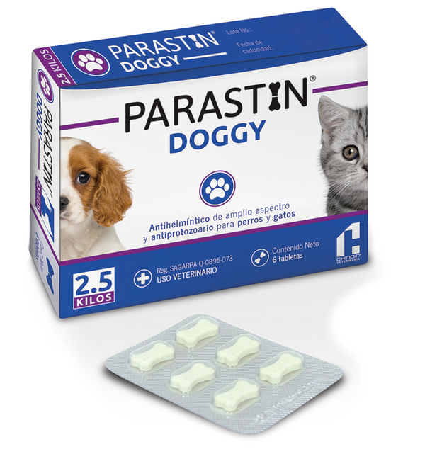 PARASTIN DOGGY TABS C/6 VET