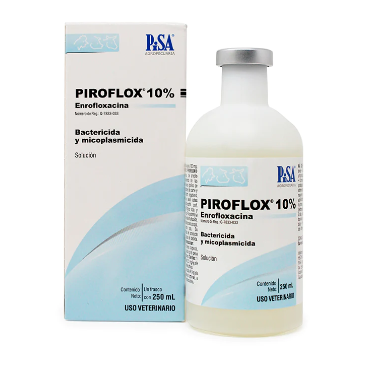 PIROFLOX 10% INY 250ML