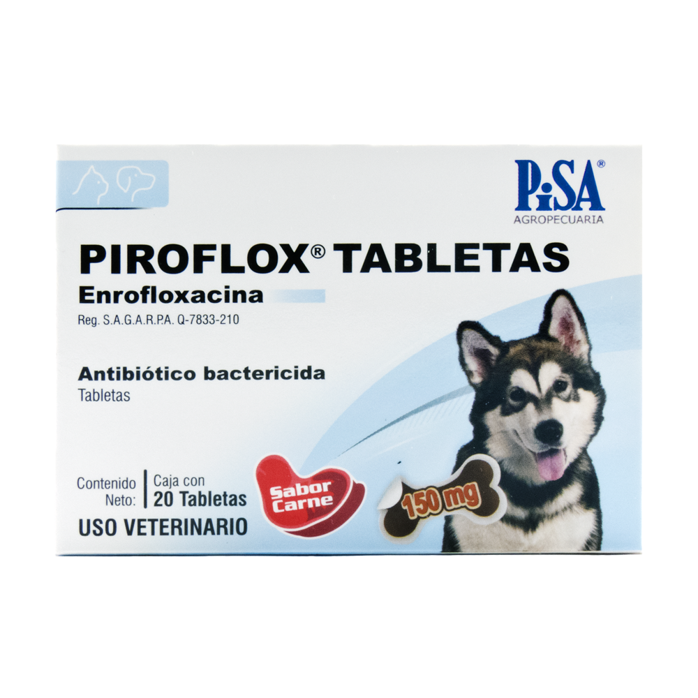 PIROFLOX TABLETAS 150mg c/20 tabletas