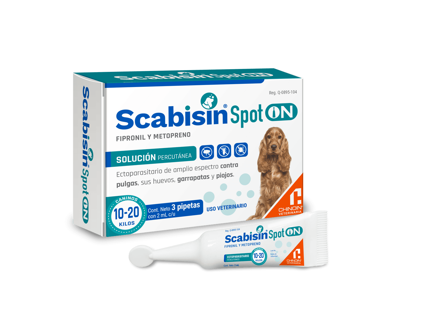 SCABISIN SPOT ON SOL 2.0ML 10 A 20KG C/3