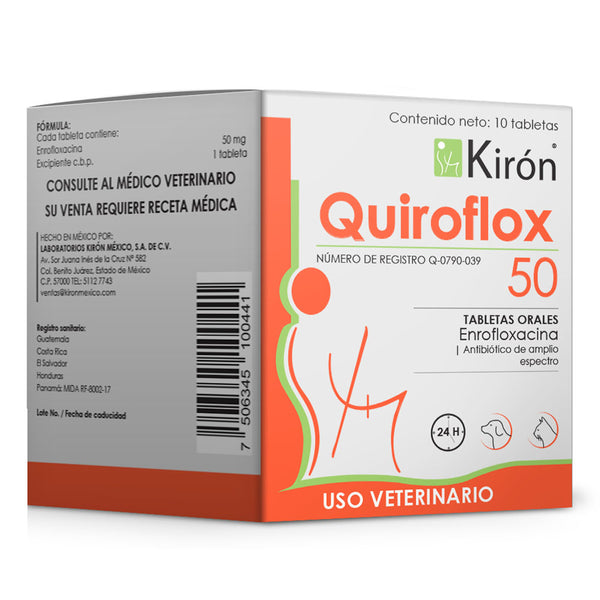 QUIROFLOX 50 C/10 TABLETAS