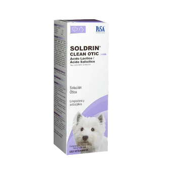 SOLDRIN CLEAN OTIC 1.5% FCO C/120 ML