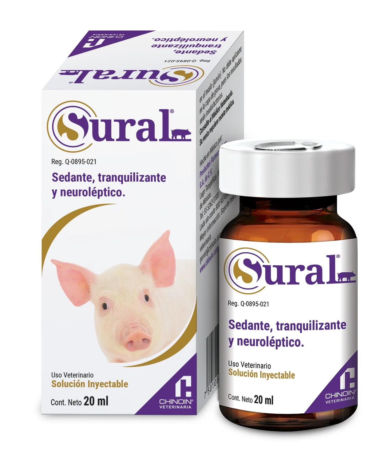 SURAL SOL. INY 20 ML VET