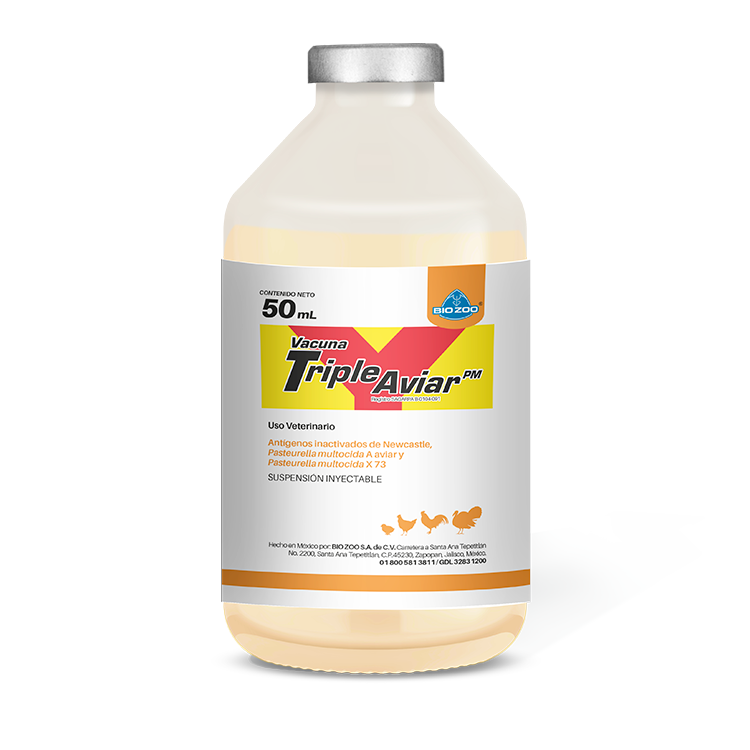 TRIPLE AVIAR PM 50 ml. BACTERINA
