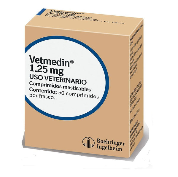 VETMEDIN 1.25 MG C/50 TABS MASTICABLES