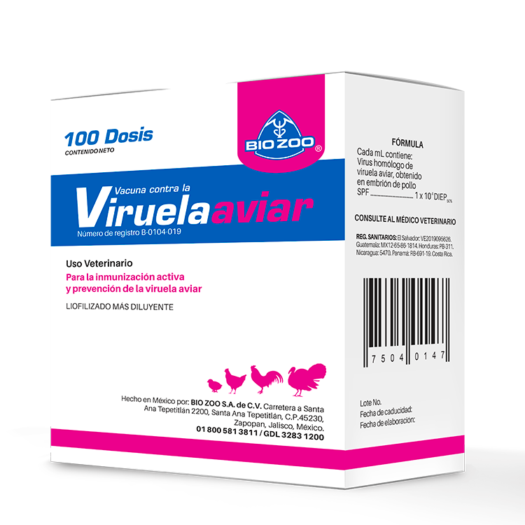VIRUELA AVIAR 100 DS. VACUNA