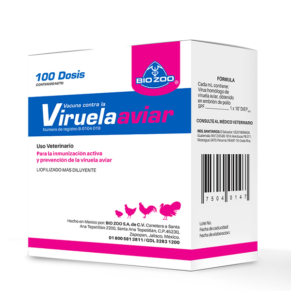 VIRUELA AVIAR 100 DS. VACUNA