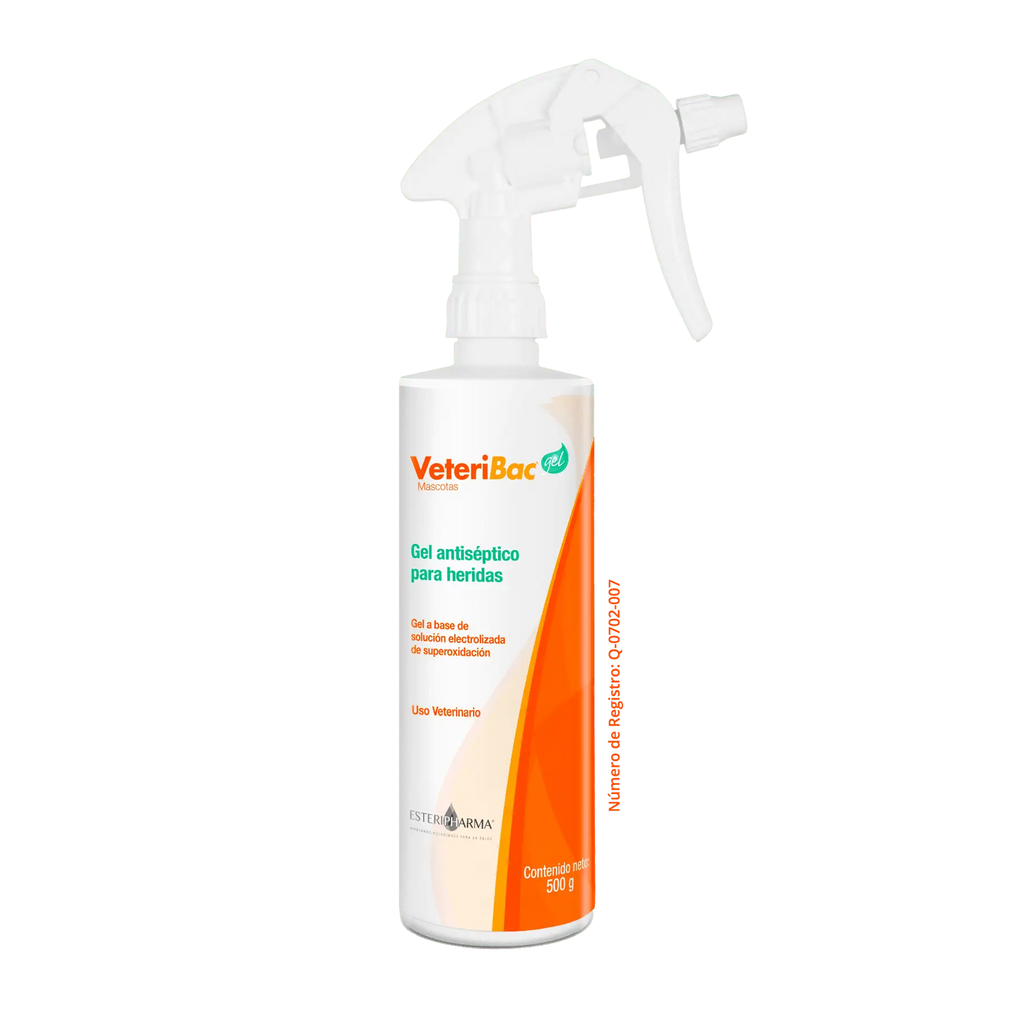 VETERIBAC ANTISEP SOL FCO C/AT 500 ML
