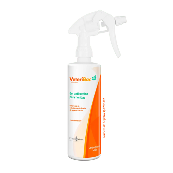 VETERIBAC ANTISEP SOL FCO C/AT 500 ML