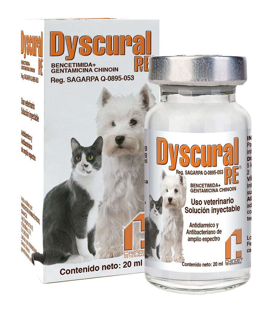 DYSCURAL PVE SOL. INY. 20 ML VET.