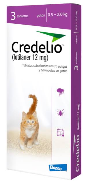 CREDELIO GATO TAB 12 MG