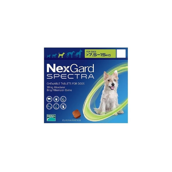 NEXGARD SPECTRA S 7.6 - 15 KG 3TAB