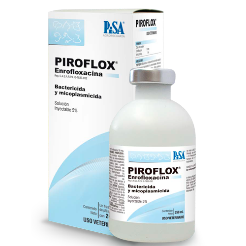 PIROFLOX 5% INY. 50 ml.