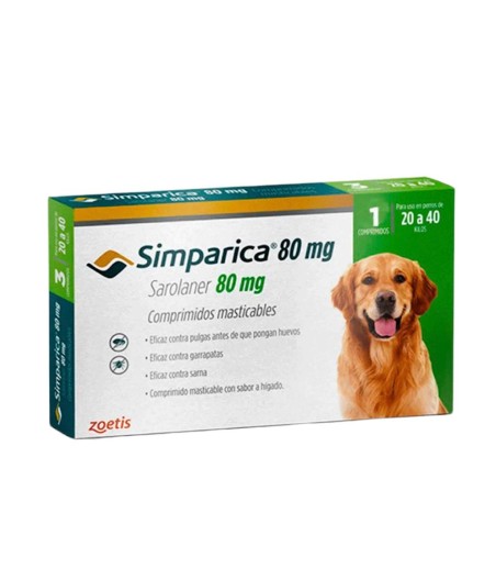 SIMPARICA 80 MG (20-40KG)1TAB
