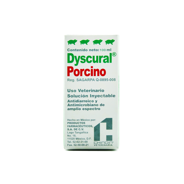 DYSCURAL PORC SOL INY 100 ML VET