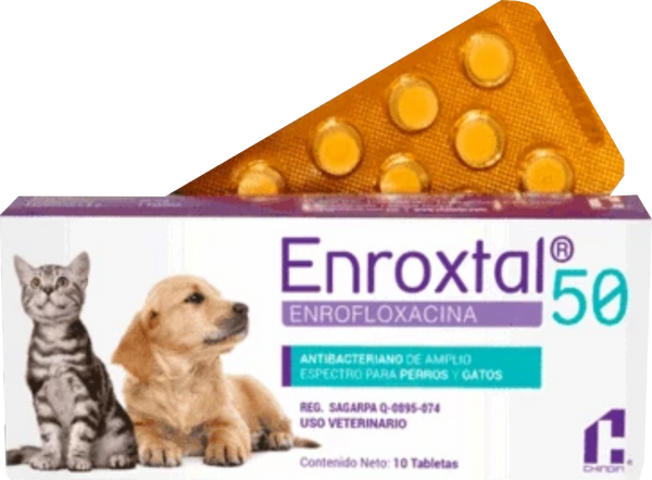 ENROXTAL TABS 50 MG C/10 VET