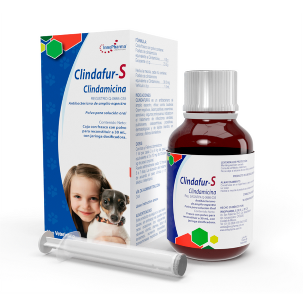 CLINDAFUR-S 30 ML PIPETA DOSIFICADORA