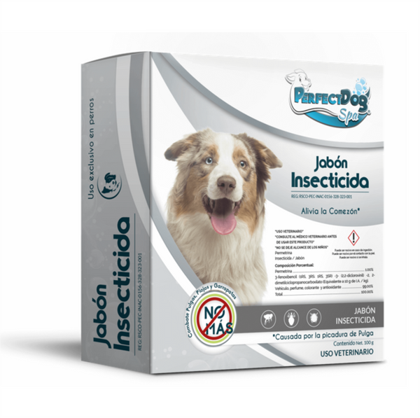 PERFECT DOG JABON INSECTICIDA 100 GRS